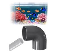 Paquet de 10 raccords coudés en PVC UPVC à 90 degrés for conduites d'eau | Connecteur à angle droit avec douilles à souder au solvant, 16-315 mm, 4 options de couleurs(Grey,ID 16.0CM/6.30in)
