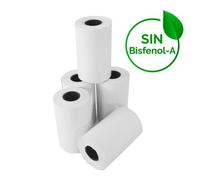 Paquet De 10 Rouleaux De Papier Thermique Sans Bisphénol A 57x35mm