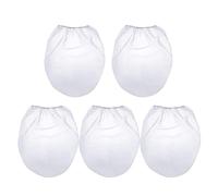 Paquet de 10 sacs de crépine de peinture de 5 gallons, sacs de crépine à ouverture élastique fine blanche régulière, tamis de filtre de peinture en maille de nylon, sacs de crépine de peinture de seau