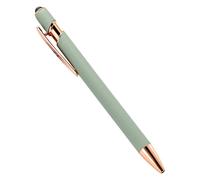 Paquet De 10 Stylets 2 En 1, Stylo À Bille Rétractable Avec Pointe De Stylet Pour Écran Tactile, Métal, Encre Noire 1.0Mm