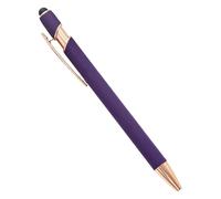 Paquet De 10 Stylets 2 En 1, Stylo À Bille Rétractable Avec Pointe De Stylet Pour Écran Tactile, Métal, Encre Noire 1.0Mm