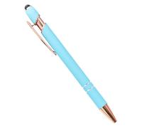 Paquet De 10 Stylets 2 En 1, Stylo À Bille Rétractable Avec Pointe De Stylet Pour Écran Tactile, Métal, Encre Noire 1.0Mm