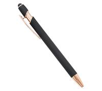Paquet De 10 Stylets 2 En 1, Stylo À Bille Rétractable Avec Pointe De Stylet Pour Écran Tactile, Métal, Encre Noire 1.0Mm