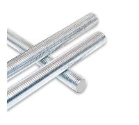 Paquet de 10 Tige Filetée Entièrement, Entièrement Fileté Goujons M6 x 300 mm, Tiges Entièrement Filetées, Tiges Rondes Solides en Acier Inoxydable 304 pour Bricoleurs