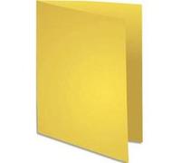 Paquet de 100 chemises Flash 220 teintes vives jaune, format 320 x 240mm G