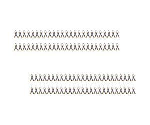 Paquet de 100 rubans de sensibilisation à ' en, épingles à de puzzle pour événements caritatifs et campagnes de sensibilisation sociale, broches de soutien autismes