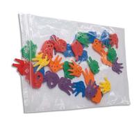 Paquet de 100 sachets plastique Ecoclip neutre en PEBD 50 microns 18 x 25 cm brochables.
