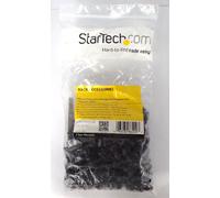 StarTech Kit écrous cage et vis M6x12 - Pack 100 - Acier noir - pour rack et armoire serveur