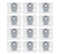 Paquet de 12 sacs à poussière d'aspirateur Roborock S7 Maxv Ultra / S7 Pro Ultra / Q5 / Q5 Plus / Q7 / Q7 Plus / Q7 MAX / Q7 Max Plus