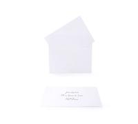 Paquet de 15 cartes de visite + 15 enveloppes 114x162 oxford