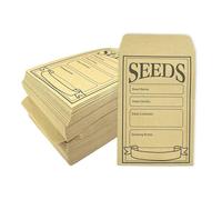 Paquet De 150 Enveloppes À Graines, Enveloppes Marron, Enveloppes En Papier Kraft, Enveloppes Réutilisables, Sacs De Rangement Multifonctionnels