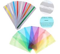Paquet de 16 Bandes De Lecture Guidée, Couleurs Lecteurs de Lignes pour enfants, débutant en lecture (8 tailles standard et 8 grandes tailles)