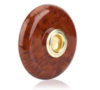 Paquet de 2 ancres de pique d'extrémité de violoncelle, support de support de bouchon de pique d'extrémité de violoncelle antidérapant, accessoire d'instrument de protection de (Brun)