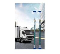 Paquet de 2 barres de chargement à cliquet réglables, barres de verrouillage de charge en aluminium for remorque, lit de camion, réfrigérateur, caravane et mini-fourgonnette(7.4-8.7ft/226-264cm)