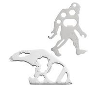 Paquet De 2 Cartes À Outils Pour Animaux, Outils Polyvalents, Outils En Acier Inoxydable, Pendentif De Sac À Dos D'Extérieur, Accessoires D'Extérieur, Outils Portables, Outils Créatifs