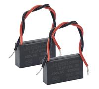 (Paquet de 2) CBB61 450V AC 1.2UF 5% 50/60Hz Condensateur de marche en polypropylène métallisé pour le démarrage du moteur d'un ventilateur de plafond