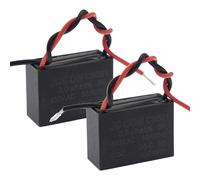 (Paquet de 2) CBB61 450V AC 3.0UF 5% 50/60Hz Condensateur de marche en polypropylène métallisé pour le démarrage du moteur d'un ventilateur de plafond