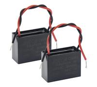 (Paquet de 2) CBB61 450V AC 3.5UF 5% 50/60Hz Condensateur de marche en polypropylène métallisé pour le démarrage du moteur d'un ventilateur de plafond