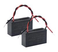 (Paquet de 2) CBB61 450V AC 5.0UF 5% 50/60Hz Condensateur de marche en polypropylène métallisé pour le démarrage du moteur d'un ventilateur de plafond