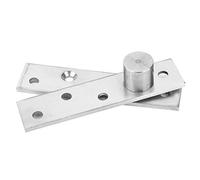 Paquet de 2 Charnières de Porte à Rotation à 360 degrés, Charnières à Pivot Dissimulées en Acier Inoxydable 100x24 mm Avec Arbre pour Armoire de Fenêtre de Porte(Eccentric Shaft)