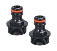 Paquet De 2 Connecteurs D'eau Raccord Tuyau Jardin 3/4 Pouces 1/2 Pouces Connexion Professionnelle À Connecteur D'irrigation Professionnelle Rapide Connecteur