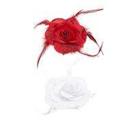 Paquet De 2 Corsages De Plumes, Design De Plumes Créatif, Décoration De Corset, Ajoutant De L'Élégance, Adapté Aux Mariages, Banquets Et Autres Occasions, Améliorant L'Apparence Générale.