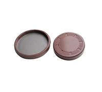 Paquet de 2 couvercles de joint d'huile d'extrémité d'arbre de type EC 26x6mm for réducteurs et boîtes de vitesses en caoutchouc Nitrile(Fluorine Rubber,26x4mm)
