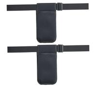Paquet de 2 étuis pour bouteilles de massage, sac taille pour porte-lotion à poche unique avec ceinture réglable pour un accès facile, accessoires table massage pour thérapeutes