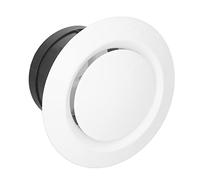 Paquet de 2 évents de soffite, couvercle d'aération réglable de 6 pouces, couvercle de plafond mural en ABS, fixation murale flexible, gain de place pour grenier, salle de bain, (6 pouces)