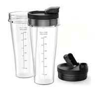 Paquet De 2 Gobelets De Remplacement De 24oz, Compatibles For Ninja, For Couvercles De Mélangeur SS100 SS101 SS300 SS351 SS401, Gobelets For Récipient De Mélange De Smoothie(2pcs)