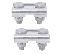 Paquet de 2 pinces à rainure parallèle, pince de transition de connexion de fil de forme spéciale pour fils de 35 à 50 mm², connecteur de fil électrique en alliage d'aluminium