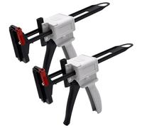 Paquet de 2 pistolets presse-tubes de dentifrice, distributeur manuel tubes pâte silicone pour des outils efficaces compression et réparation dentifrice, colle et mastic, déco