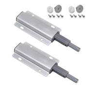 Paquet De 2 Poignées De Porte Magnétiques Avec Aimants, Videurs De Porte D'Armoire, Videurs De Garde-Robe, Aimants De Porte D'Armoire De Type Poussoir