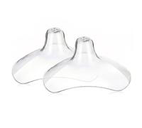 Paquet de 2 protège-tétons d'allaitement, protège-tétons en silicone de qualité alimentaire pour l'allaitement, bouclier transparent