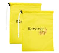 Paquet De 2 Sacs Banane, Sacs De Stockage D'Isolation Alimentaire, Sacs De Stockage De Fruits Et Légumes Pour Réfrigérateur, Sacs De Stockage De Grande Capacité