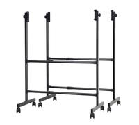 Paquet De 2 Supports Métalliques Réglables Pour Tableau Blanc