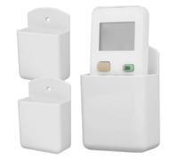 Paquet de 2 supports muraux pour télécommande, support mural auto-adhésif pour contrôleur de télévision, pour les essentiels, blanc
