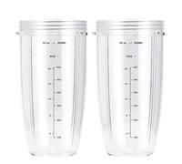 Paquet De 2 Tasses De Mélangeur De Jus De 32oz, Compatibles Avec NutriBullet, Pièces De Mélangeur 600W 900W(2pcs 32oz scale cup)