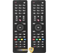 Paquet de 2 télécommande Universelle de Remplacement RC4875 Compatible avec Telefunken TV RC4870