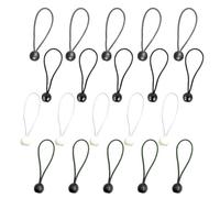 Paquet De 20 Boucles De Corde Élastique, Cordes De Fixation De Tente, Outils De Fixation Extérieurs Portables, Peuvent Fixer Des Tentes, Des Bannières, Des Mâts De Drapeau, Etc.