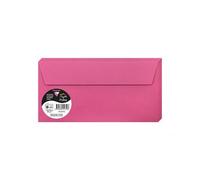 Paquet de 20 enveloppes 120g POLLEN 11x22cm (DL). Coloris Rose fuchsia