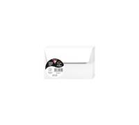 Paquet de 20 enveloppes 120g POLLEN 9x14cm. Coloris Blanc