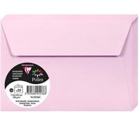Paquet De 20 Enveloppes Auto-Adhésives - Format C6 11,4x16,2cm - 120g/M² - Coloris Rose Dragée - Invitation Evènements Et Correspondance - Gamme Pollen - Papier Premium Lisse