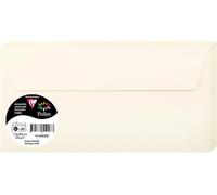 Paquet De 20 Enveloppes Auto-Adhésives - Format Dl 11x22cm - 120g/M² - Coloris Blanc Naturel - Invitation Evènements Et Correspondance - Gamme Pollen - Papier Premium