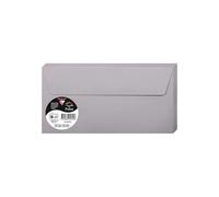 Paquet de 20 enveloppes Pollen 110x220mm 120g/m2 - Gris koala