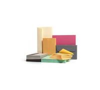 CLAIREFONTAINE Paquet de 20 enveloppes 120g POLLEN 16,5x16,5cm. Coloris Gris acier