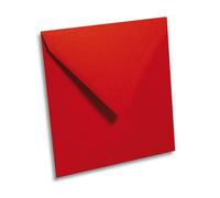 Paquet De 20 Enveloppes Pollen 165x165mm Rouge Groseille 120g
