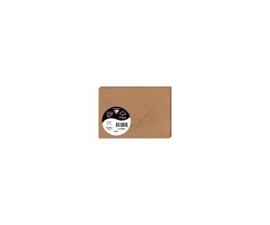 Paquet de 20 enveloppes Pollen 75x100mm 120g/m² - Kraft
