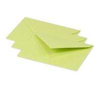 Paquet de 20 enveloppes Pollen 75x100mm 120g/m² - Vert bourgeon