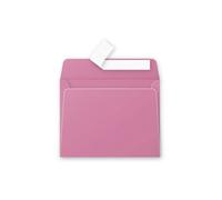 Clairefontaine Enveloppes auto-adhésives 55651C Pollen 9x14 cm 120 g/m² Paquet de 20 Rose hortensia